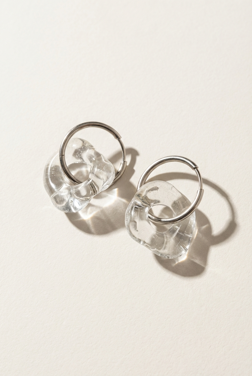 Clear Bubb Earrings