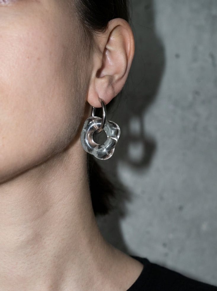 Clear Bubb Earrings
