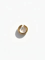 Clip-on Golden Plated Hoop